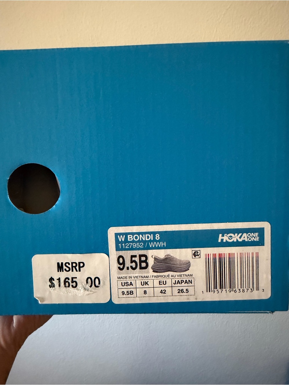 Hoka Bondi White NWT - Picture 6 of 6